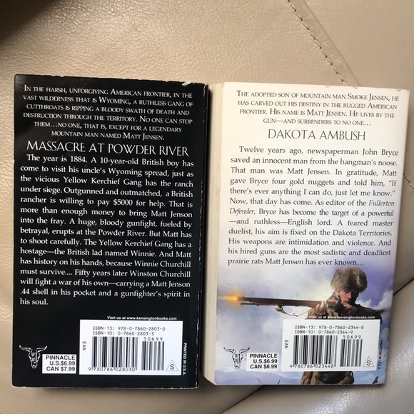 4 Johnstone western paperback books - Picture 3 of 9